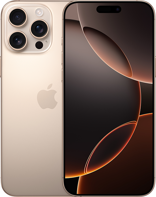 Apple iPhone 16 Pro Max - Desert Titanium  (Product view 1)